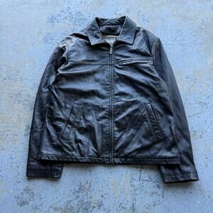 Vintage Wilson’s Black Leather Jacket Sz L